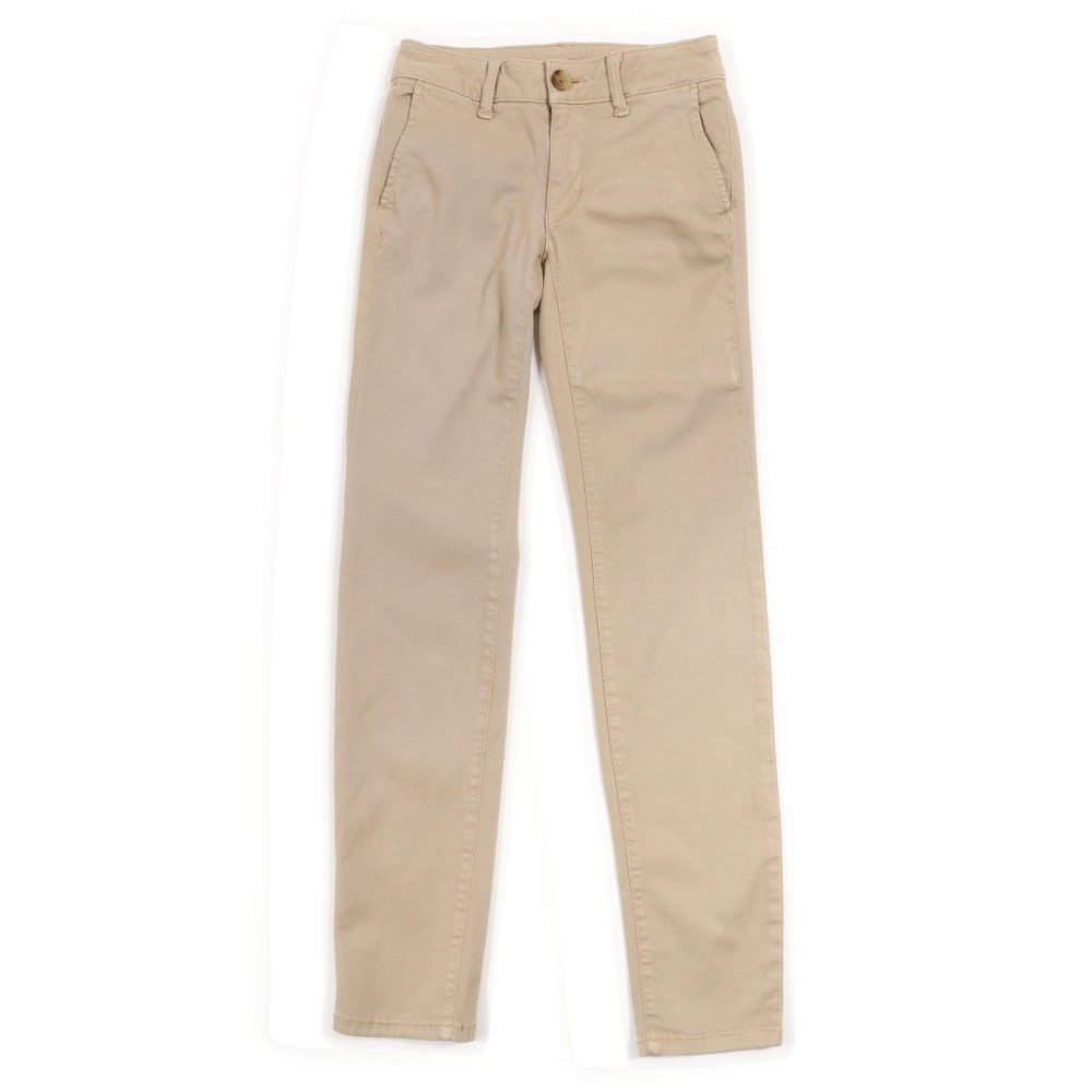 American Eagle Outfitters Skinny Super Stretch Jeans     Tan	Size	00 Short